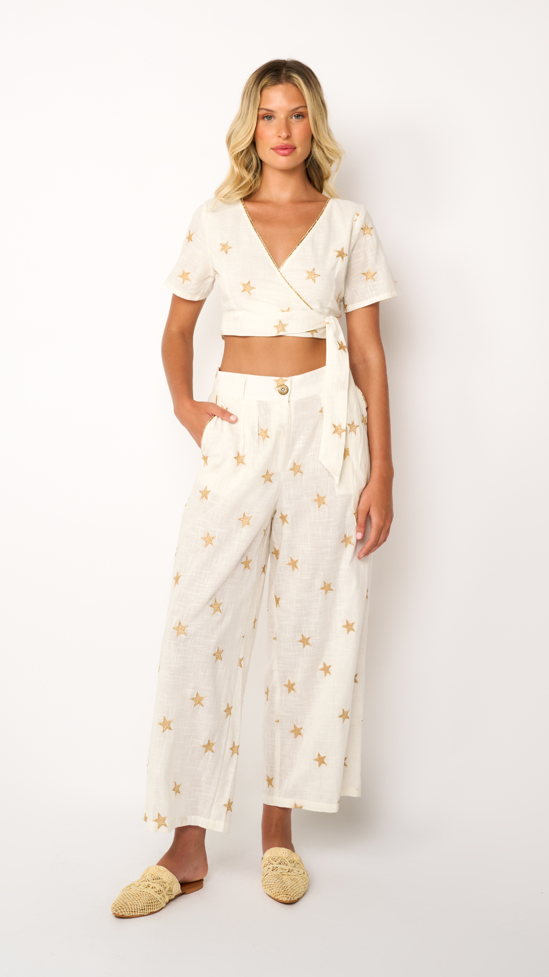 Le Soleil High Waisted Trousers - Boogzel Clothing